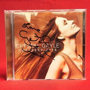 Crystal Gayle Greatest Hits Signed CD 2007